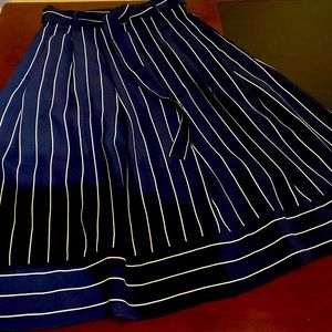 Women’s Banana Republic Midi Pinstripe Skirt